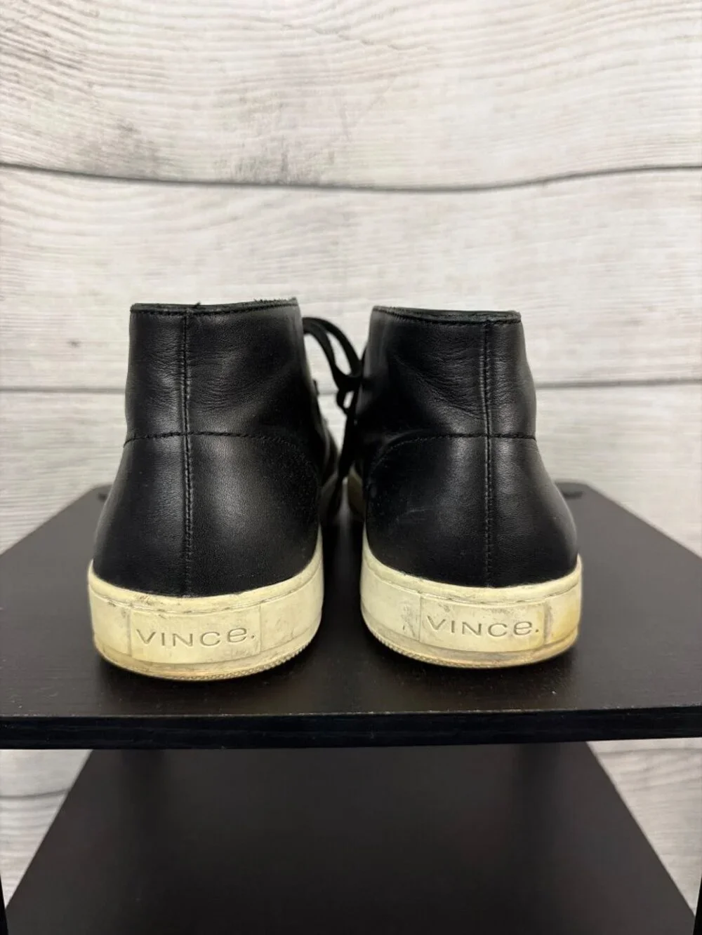 Mens Vince Leather Abe Chukka Sneakers Size 10